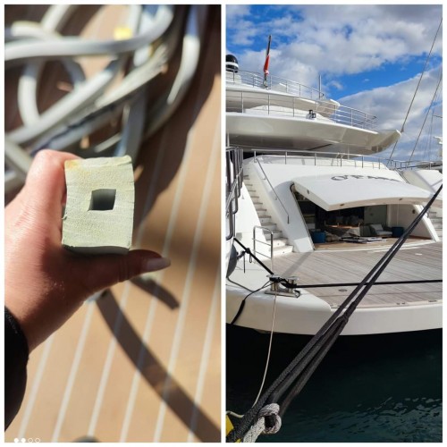 White/black gaskets for yachts